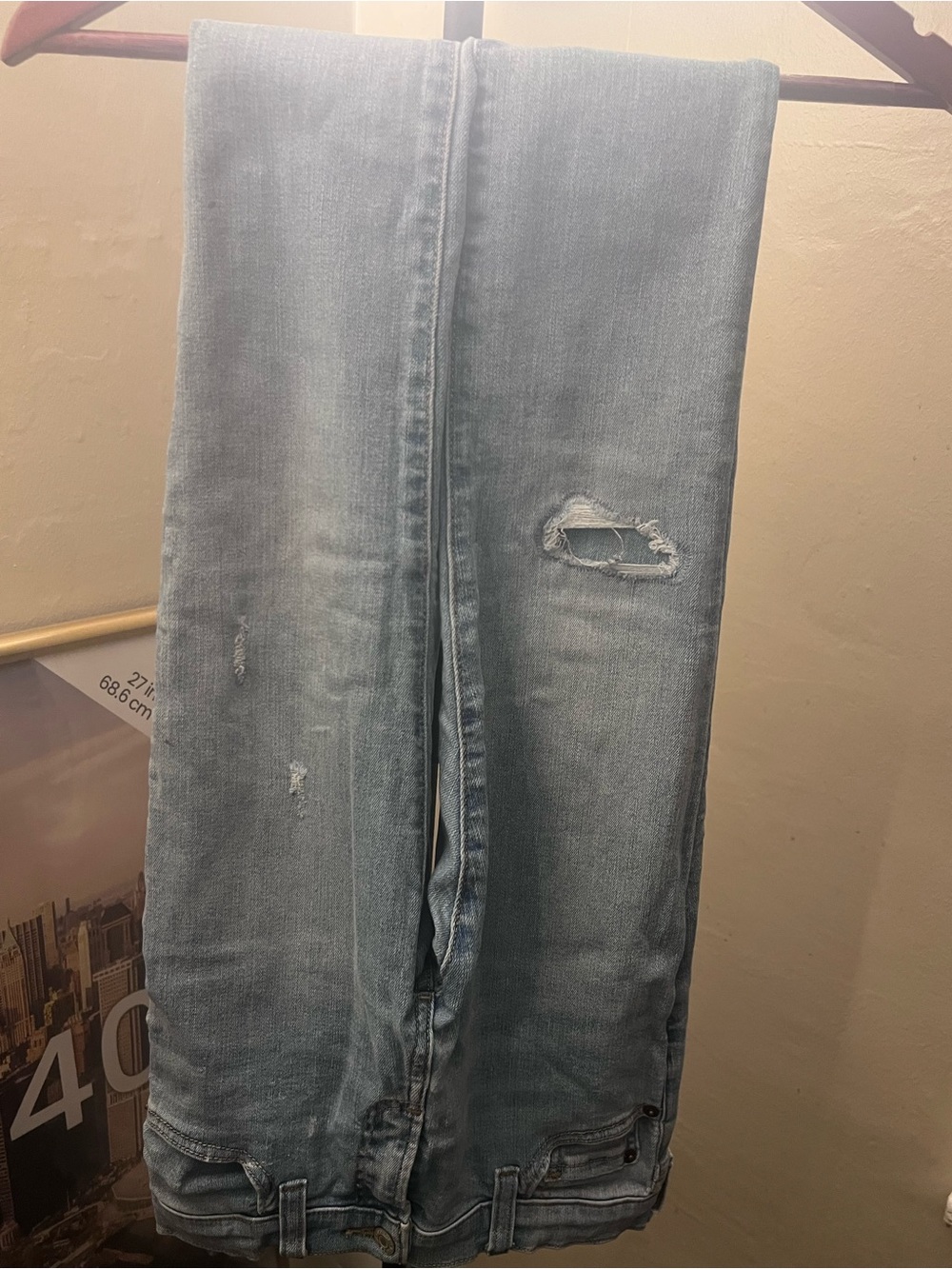 Light Blue Distressed Boys Gap Jeans